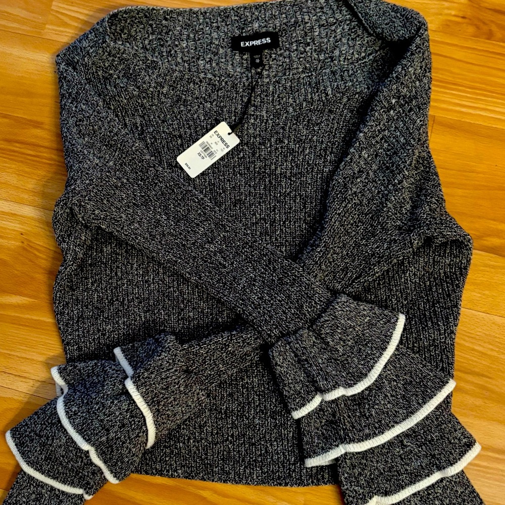 Express Gray Women's Sweater New with tags